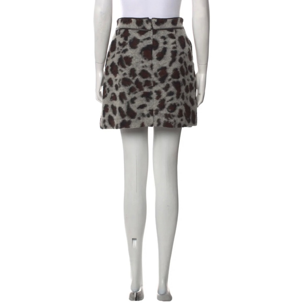 Sea Wool Animal Print Skirt - Picture 4 of 11